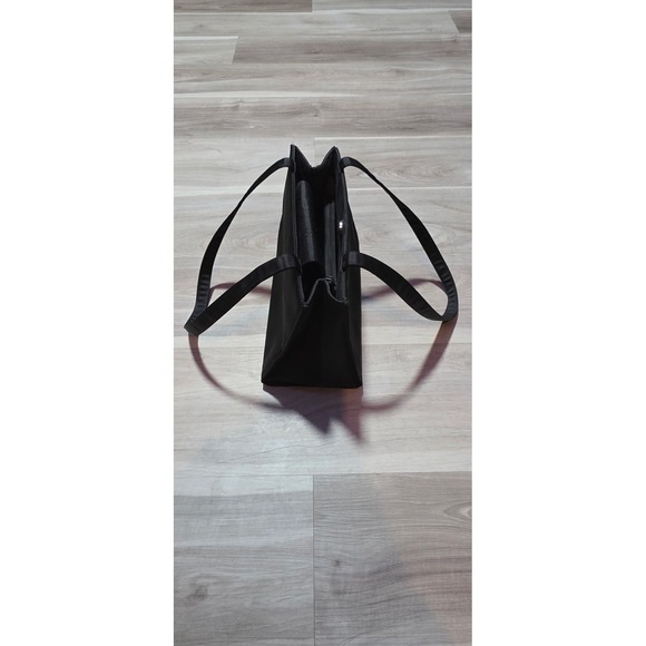 Kate Spade New York Black Shoulder Bag Logo Accent Inner Pockets Matching Pouch - Picture 4 of 11